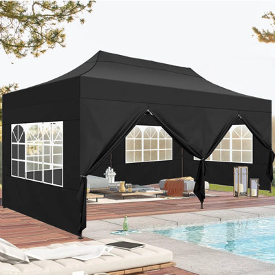 COOSHADE 13x13 ポップアップガゼボテント 蚊帳付き (カーキ) COOSHADE